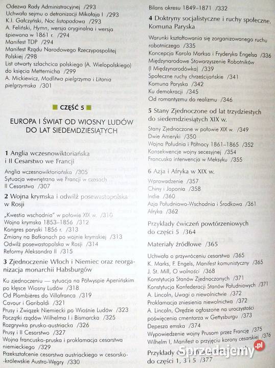 Historia 1789 1871 Anna Radziwiłł Wojciech Chełm sprzedam