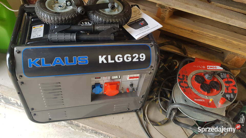 Agregat generator prądotwórczy KLAUS KLGG29 Częstochowa sprzedam