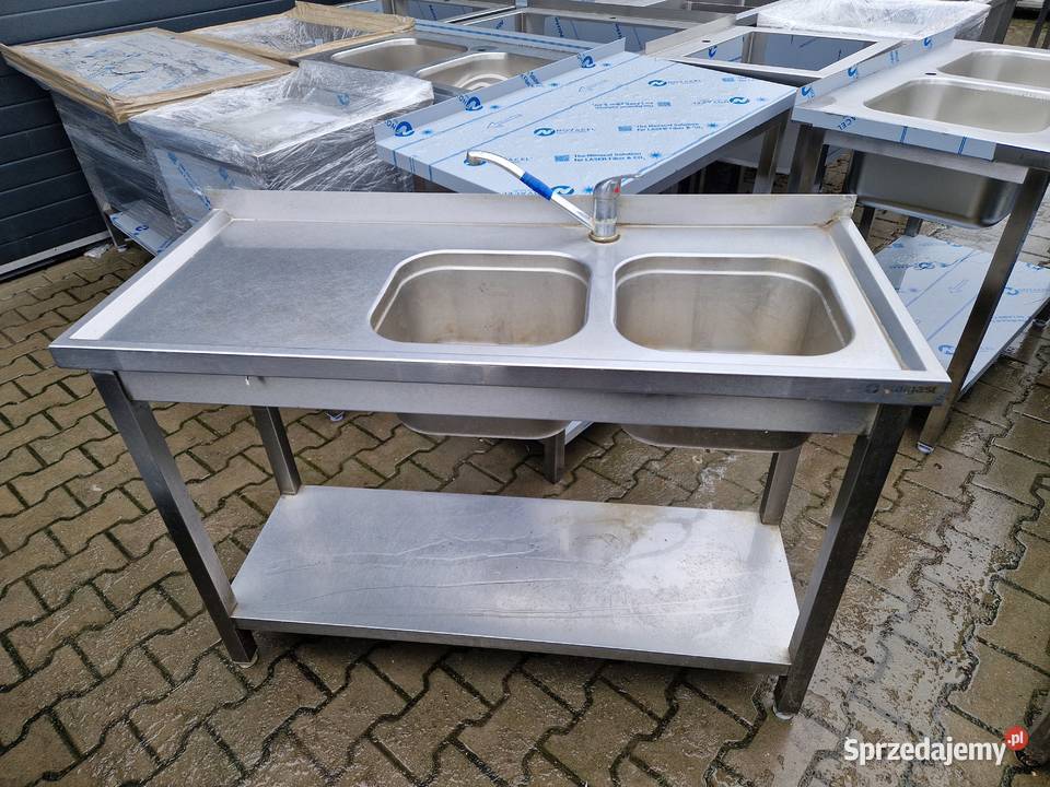 Zlew Gastronomiczny Z Półką 2 Komory Prawej Ostrów Wielkopolski