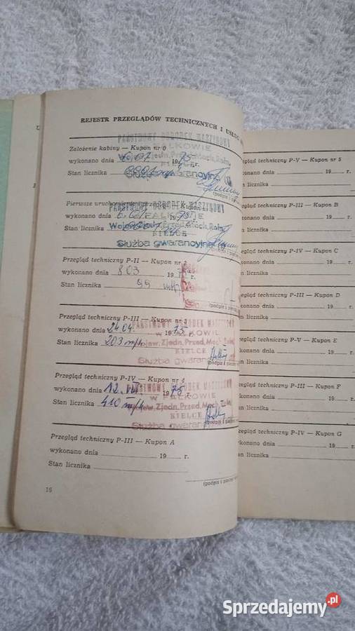 Ursus C355 książka gwarancyjna oryginalna Pozostałe lubelskie Lublin