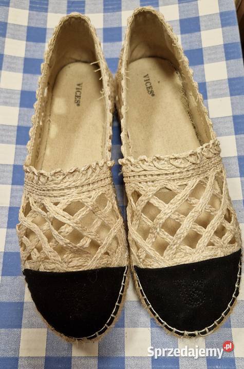 Buty Espadryle Vices 40 ze sznurkiem podeszwie inna Balerinki Damskie