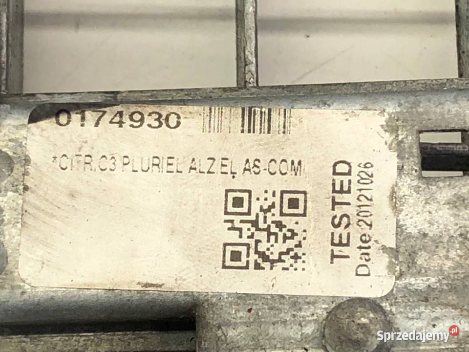 PODNOŚNIK SZYBY LEWY PRZÓD CITROEN C3 Kabriolet