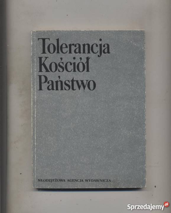 Tolerancja Kościół Państwo sprzedam