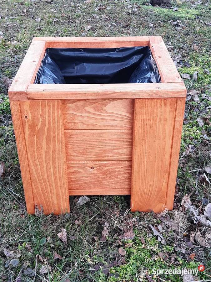 Donica drewniana 45 x 45 x 45 Ziębice