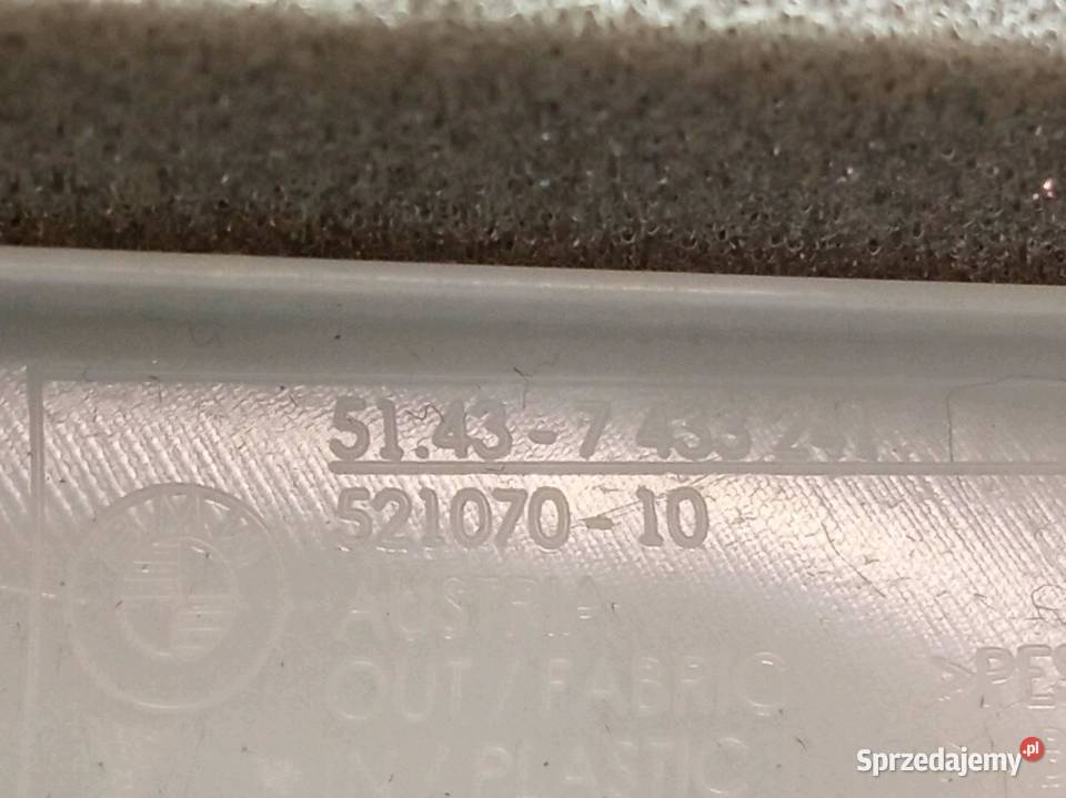 OSŁONA SŁUPKA LEWA MPAKIET Bmw Seria 3 VII świętokrzyskie