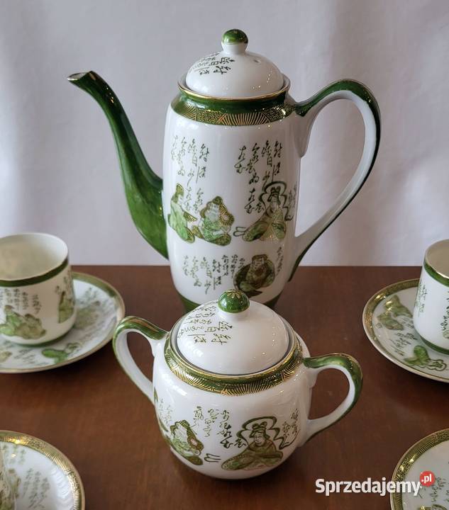 Kolekcjonerska porcelana japońska Kutani serwis sprzedam
