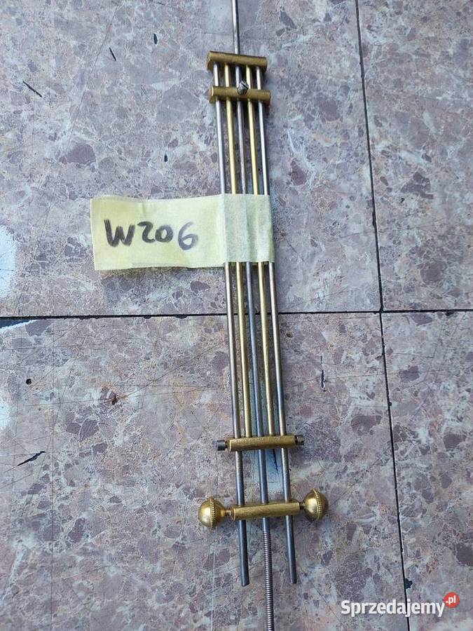 W206 Ruszt wahadła rusztowego starego zegara Tczew