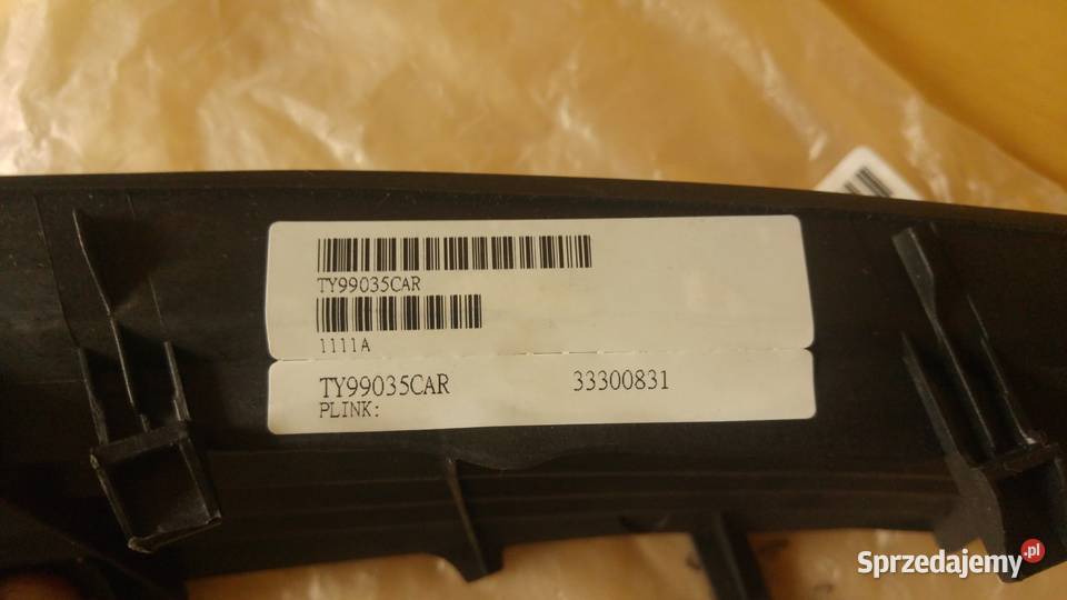 LEWA KRATKA ZAŚLEPKA HALOGENU TOYOTA COROLLA E11 Karoseria Sokołów Podlaski