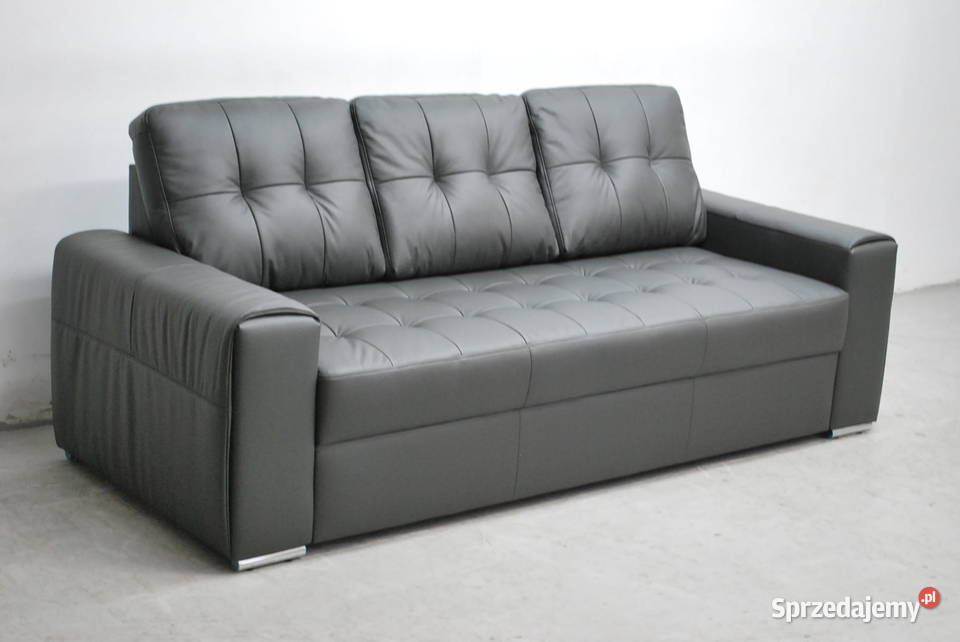 3 osobowa sofa kanapa SKÓRA naturalna 9117 90cm Poznań sprzedam