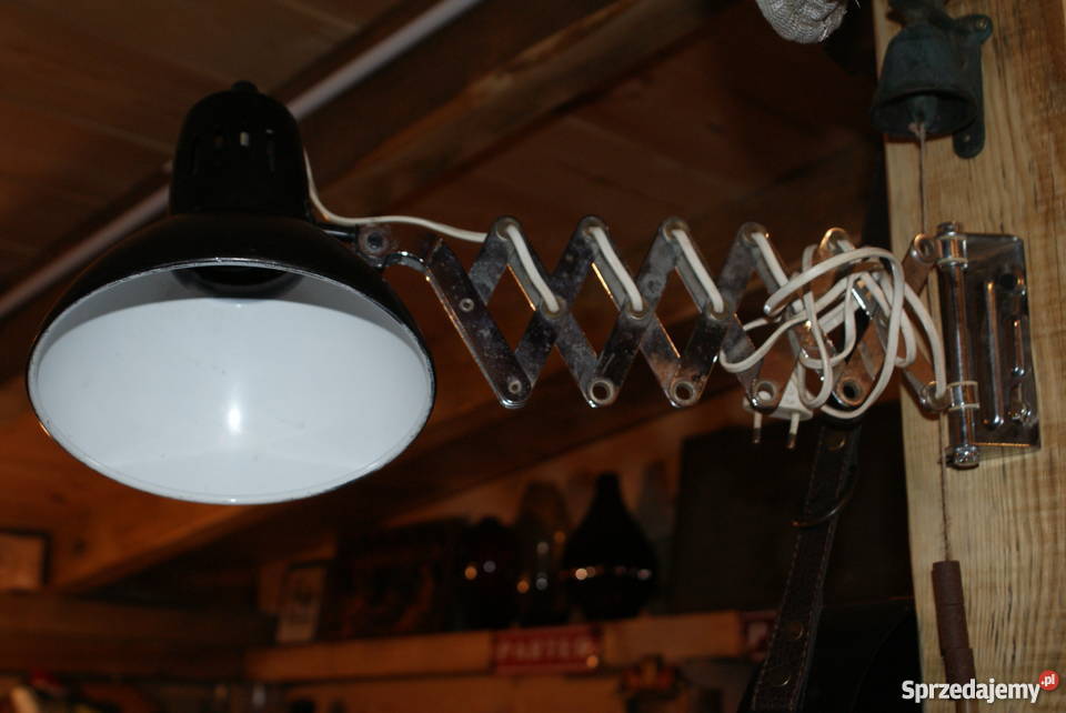 Lampa ścienna nożycowa loft vintage Warszawa