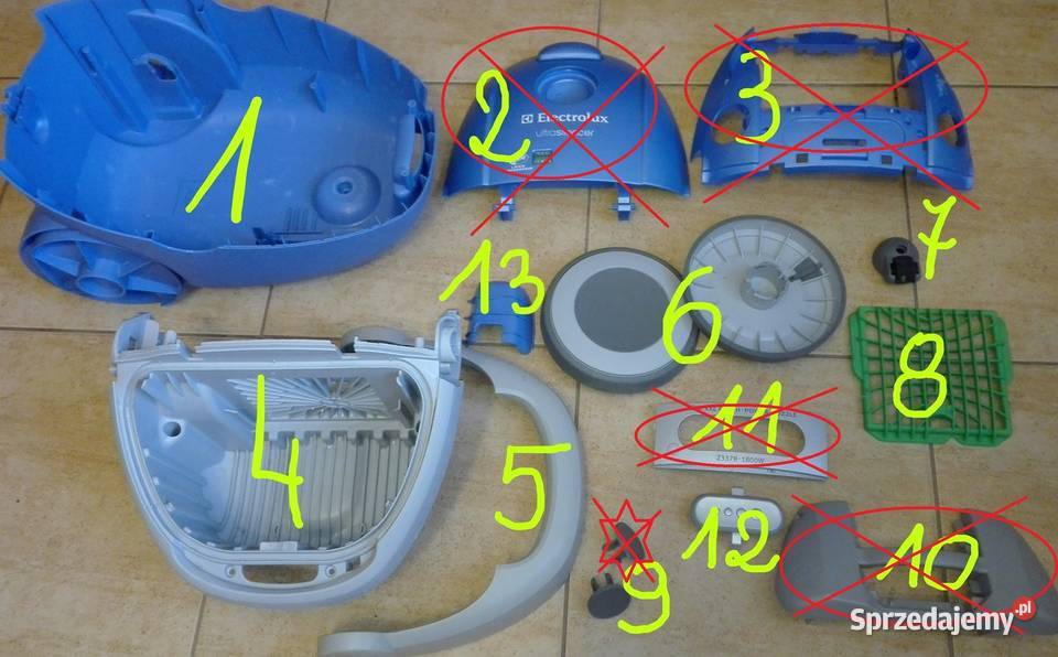 Odkurzacz Electrolux Ultrasilencer Z3378 CZĘŚCI Bielsko-Biała