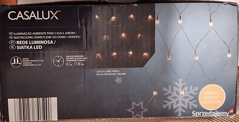 lampki ledsiatka Wyposażenie wnętrz Bukowno