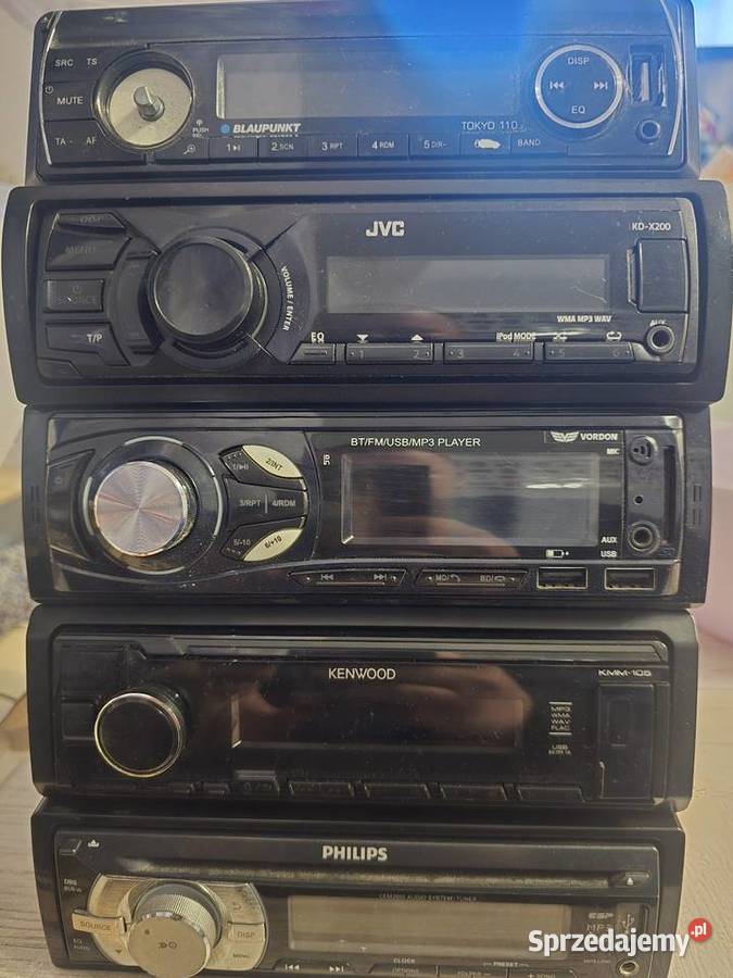 OKAZJA 5x Radio samochodowe JVC Kenwood Słomniki