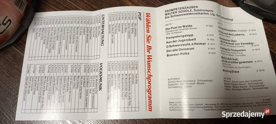 Magia trąbkitrompetenzauber walter scholz Gliwice