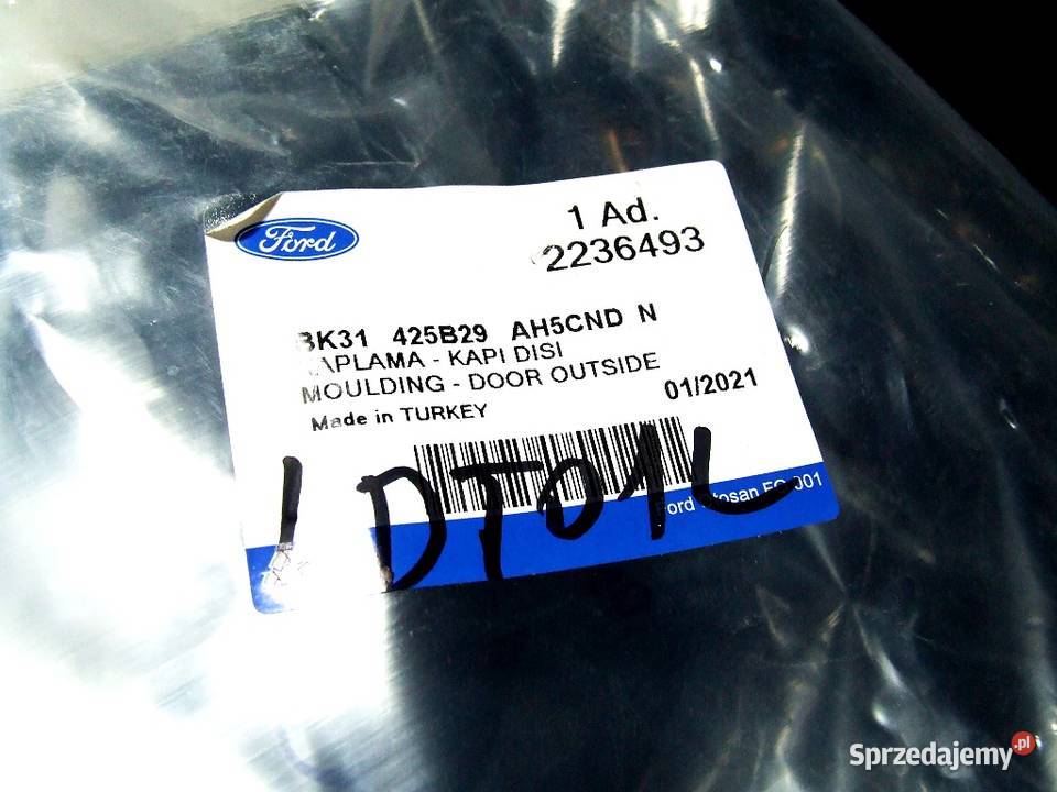 LISTWA DRZWI TYŁ LEWA FORD TRANSIT 2014 MK8 MK9 dostawcze dolnośląskie Głogów