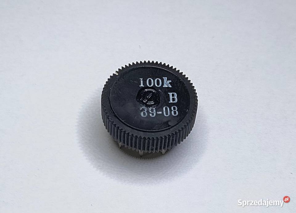 Potencjometr 100kB z wyłącznikiem Unitra TELPOD Gdańsk