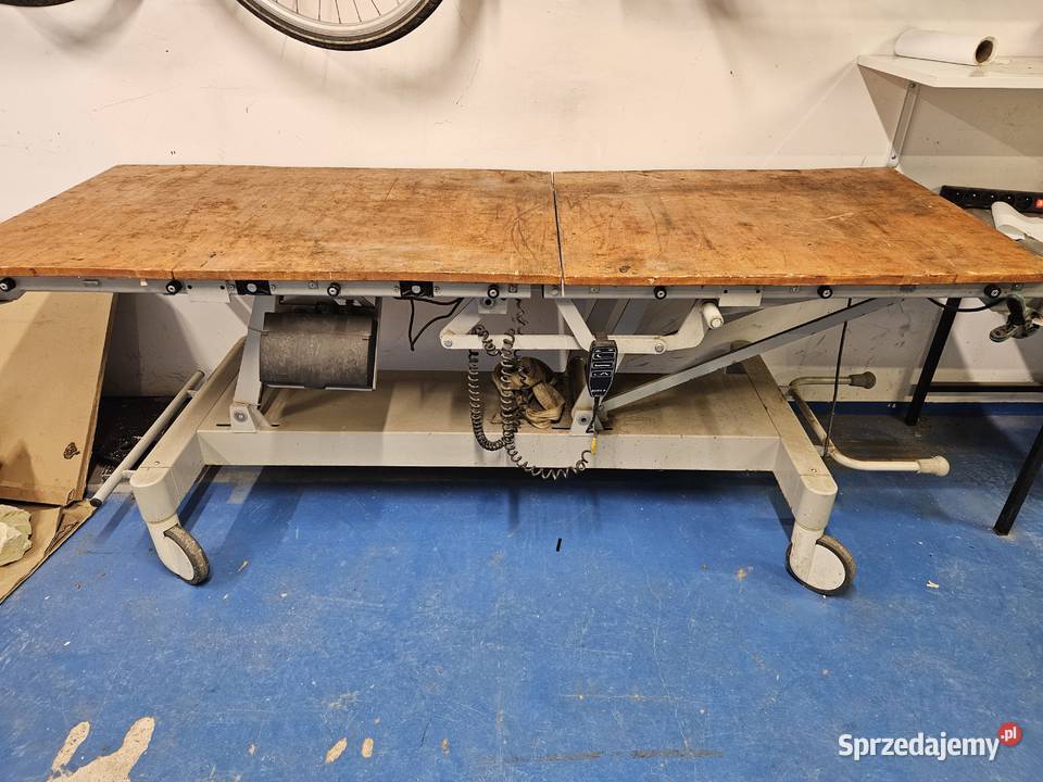 Stół warsztatowy serwisowy regulowany mobilny