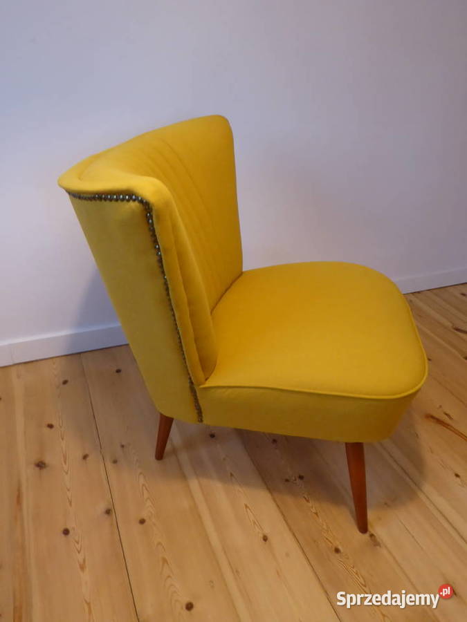 Fotel klubowy Muszelka Uszak lata 60 70te PRL 62cm zachodniopomorskie Szczecin