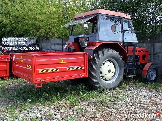 Skrzynia transportowa przyczepka podwieszana pełny VAT Kutno