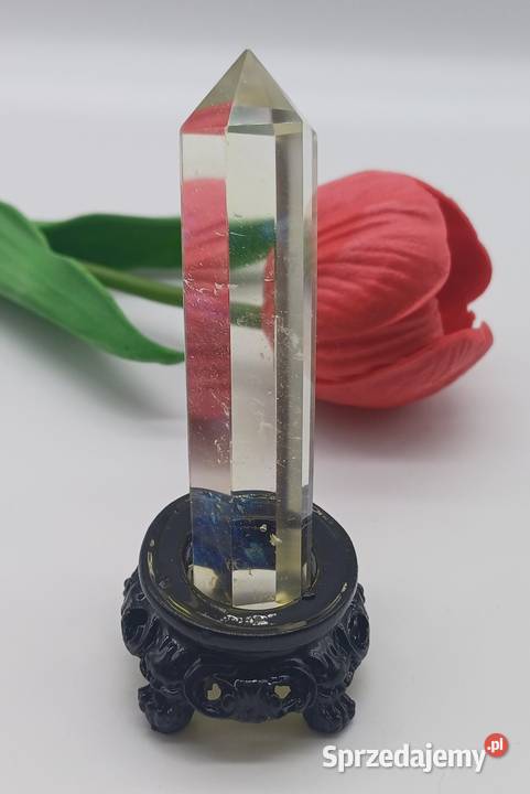 Kwarc laboratoryjny podwójny obelisk 95mm Olsztyn