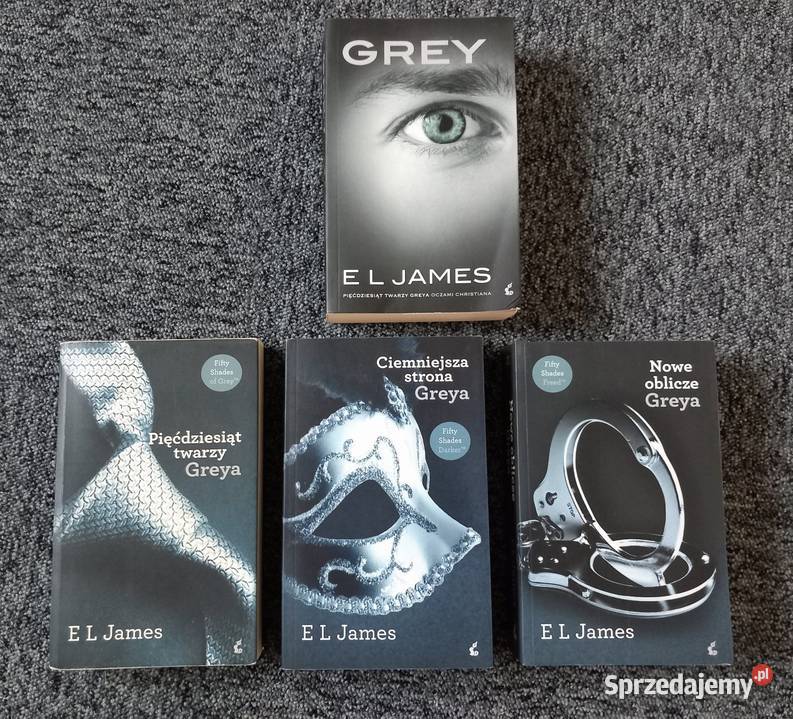 50 twarzy Greya 4 części Proza i poezja Kultura i Rozrywka sprzedam