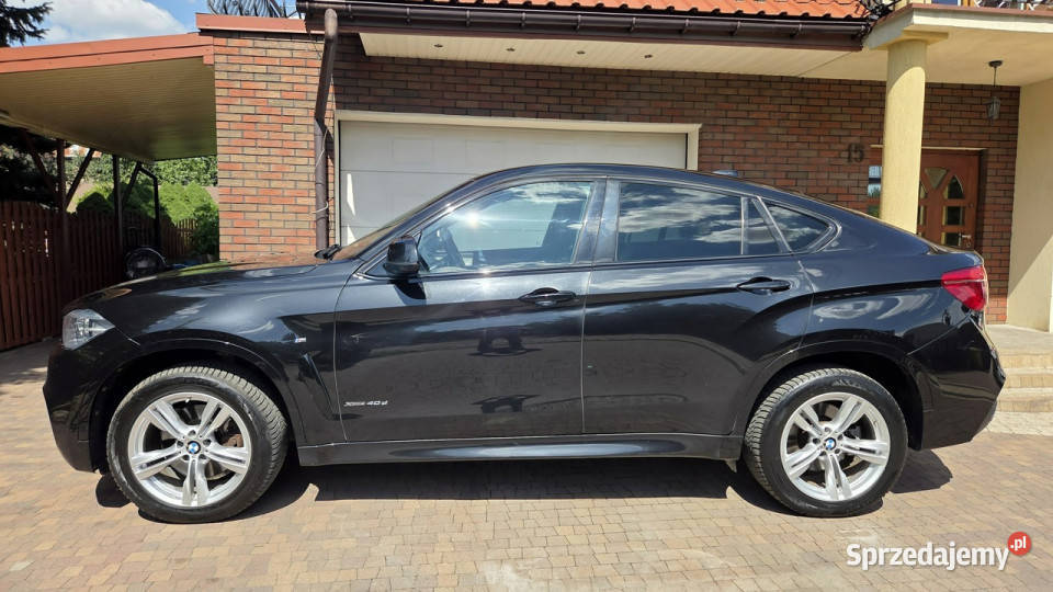 BMW X6 X6 XDRIVE 40D M PAKIET Salon Polska stan kurtyny powietrzne Aleksandrów Łódzki