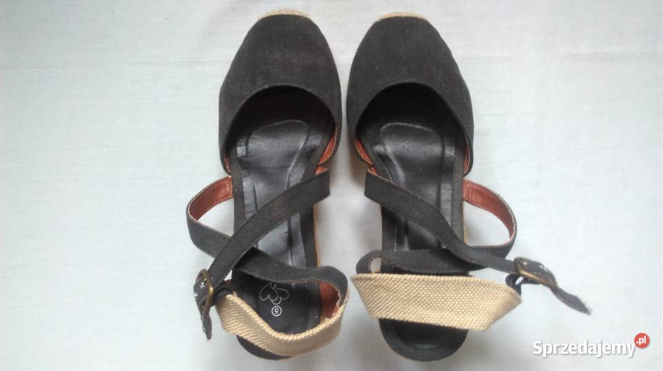 buty ESPADRYLE damskie KOTURNy r 37538 stan Białystok