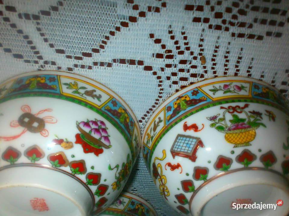 Chińskie miseczki porcelana 8 sz Zielona Góra