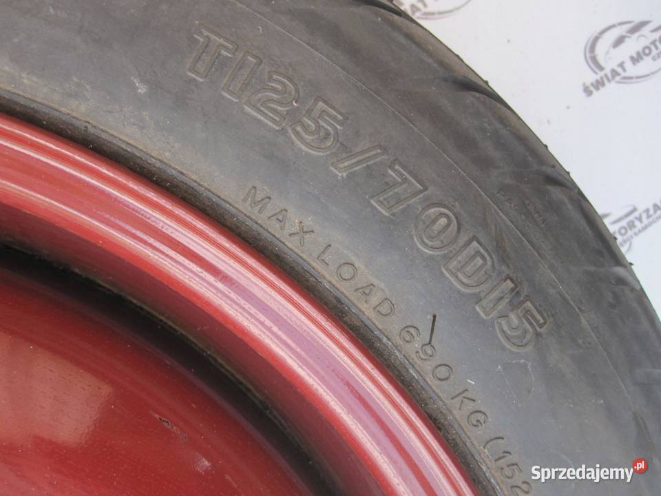 HONDA CIVIC VII koło dojazdowe 1257015 95M 4x100 sprzedam