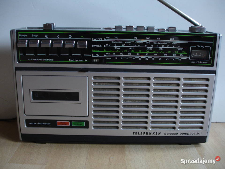 Radiomagnetofon TELEFUNKEN BAJAZZO COMPACT 201 Zielona Góra
