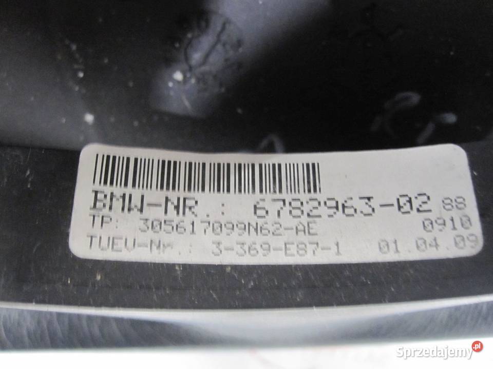 BMW E87 09r kierownica skórzana 678296302 Kierownice