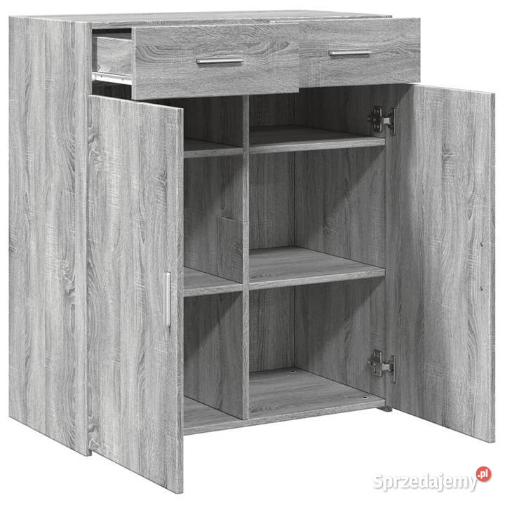 Szafka szary dąb sonoma 80x425x93 materiał Warszawa
