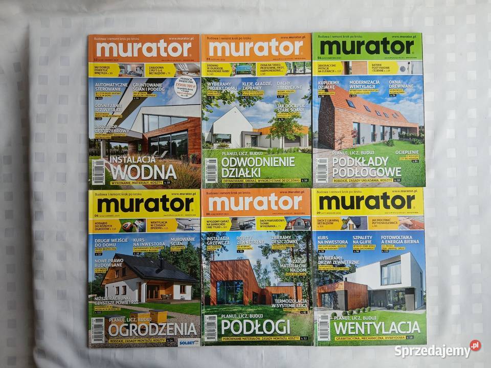 Murator Zestaw 6 Gazet 2019 2020 Budowa Domu Bielsko-Biała