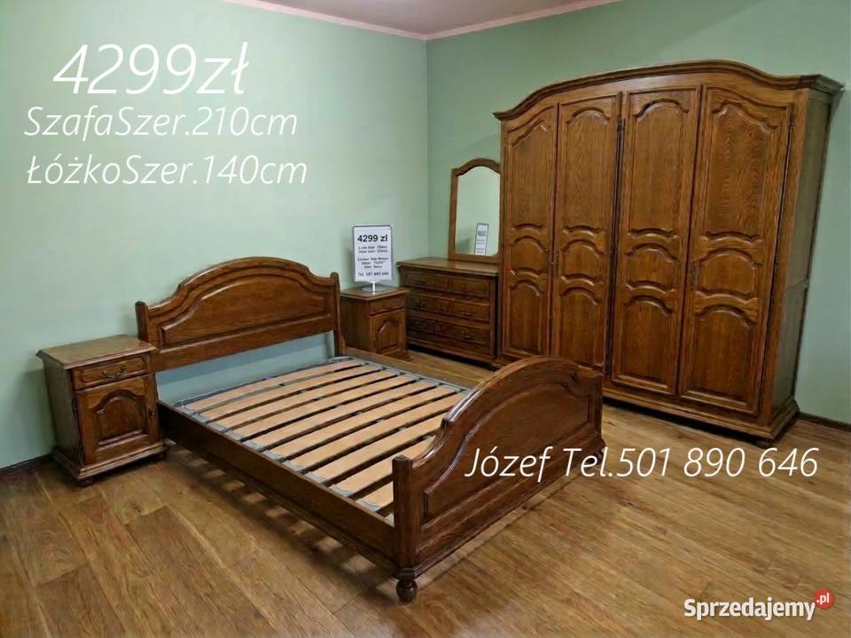 Meble sypialniane łóżko szafa szafki nocne Pszczyna sprzedam