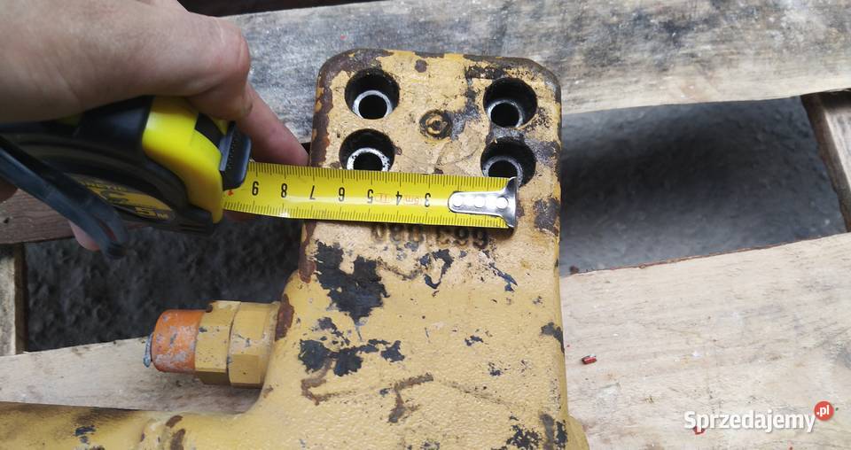 5 WYJŚĆ KOSTKA ZAWÓR ZAMEK HYDRAULICZNY CAT Części do maszyn budowlanych