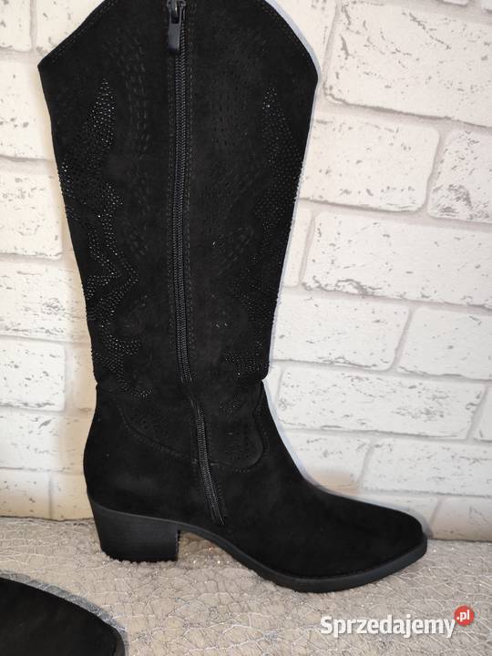 Buty damskie ażurowe nabłyszczane 26cm pomorskie Brusy