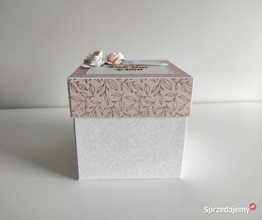 Exploding box pudełeczko na ślub i wesele Rękodzieło sprzedam