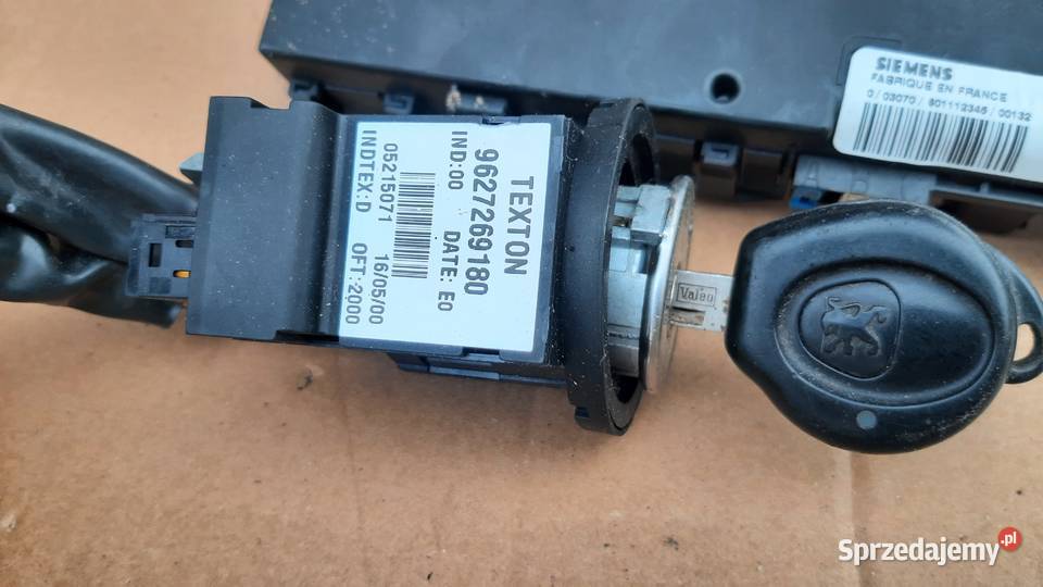 zestaw startowy Peugeot 206 16 8V 9632694280 dolnośląskie Dębno