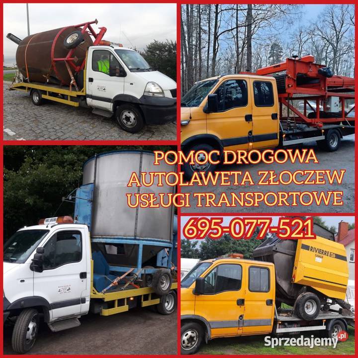 Transport przyczep rolniczych maszyn Pozostałe Złoczew