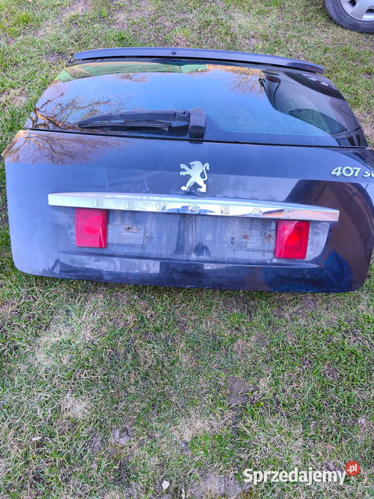 Klapa bagażnika Peugeot 407 SW podkarpackie Mielec