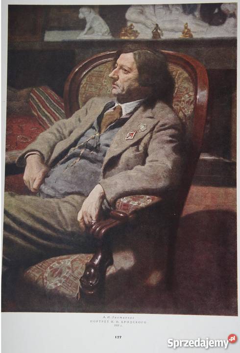 Aleksandr Łaktionow portret Josifa Brodskiego Malarstwo Szczecin