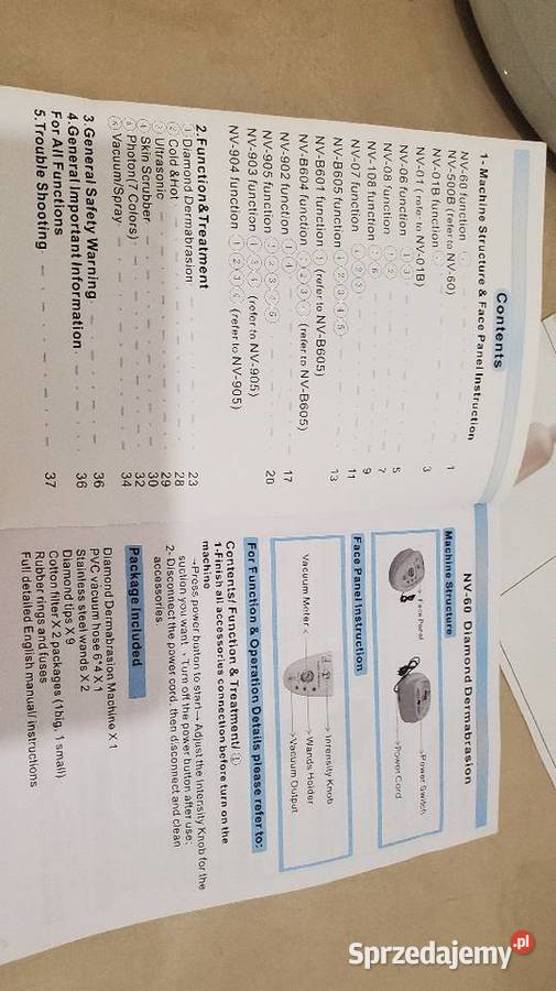 Diamond Dermabrasion NV60 powystawowa w Wrocław