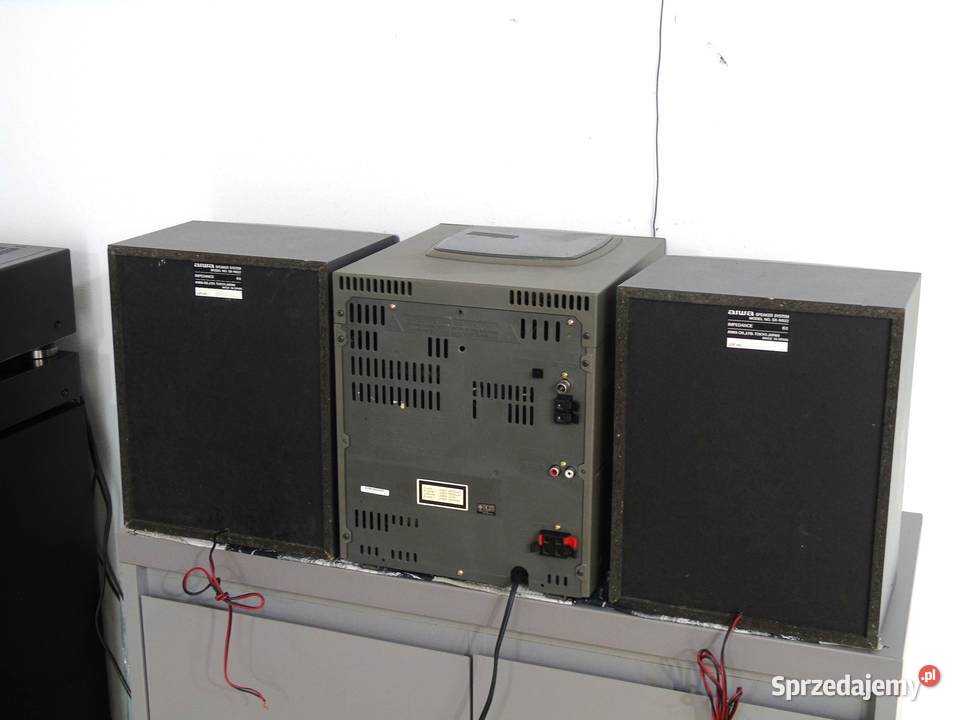 Japońska wieża Aiwa kolumny Radio CD AUX mocna podkarpackie Jasło