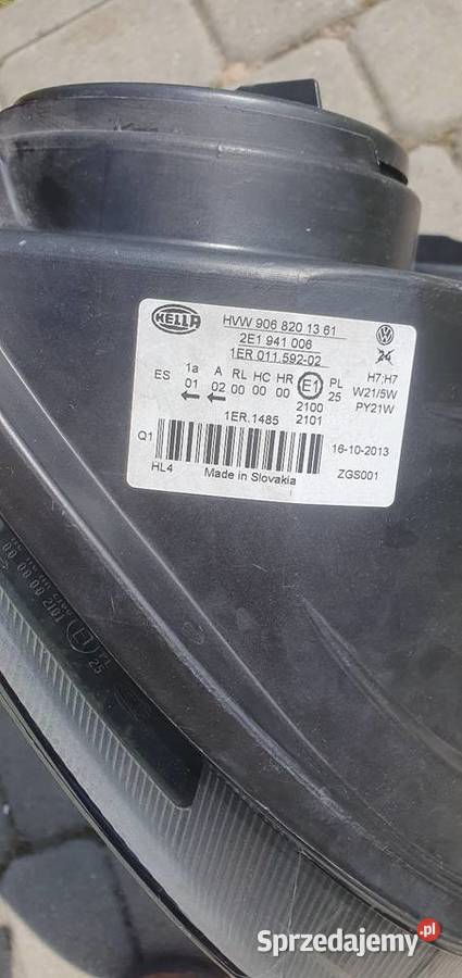 VW CRAFTER LAMPA PRAWA PRZÓD wysyłka dostawcze Lampy przednie