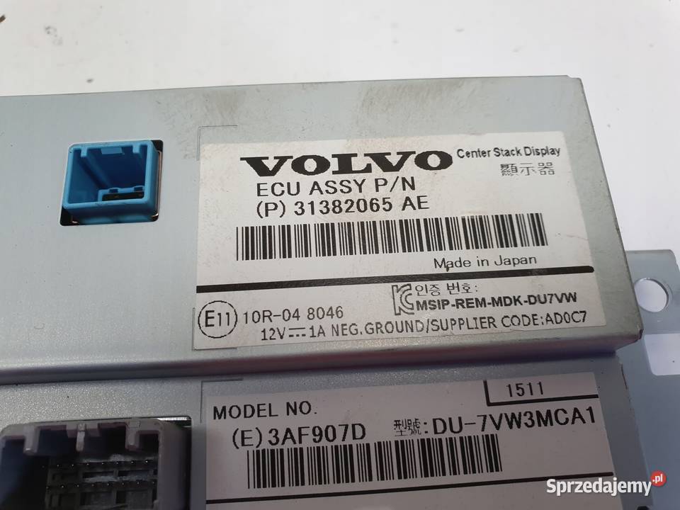 Volvo V60 I S60 II XC60 I EKRAN NAWIGACJI osobowe Janów