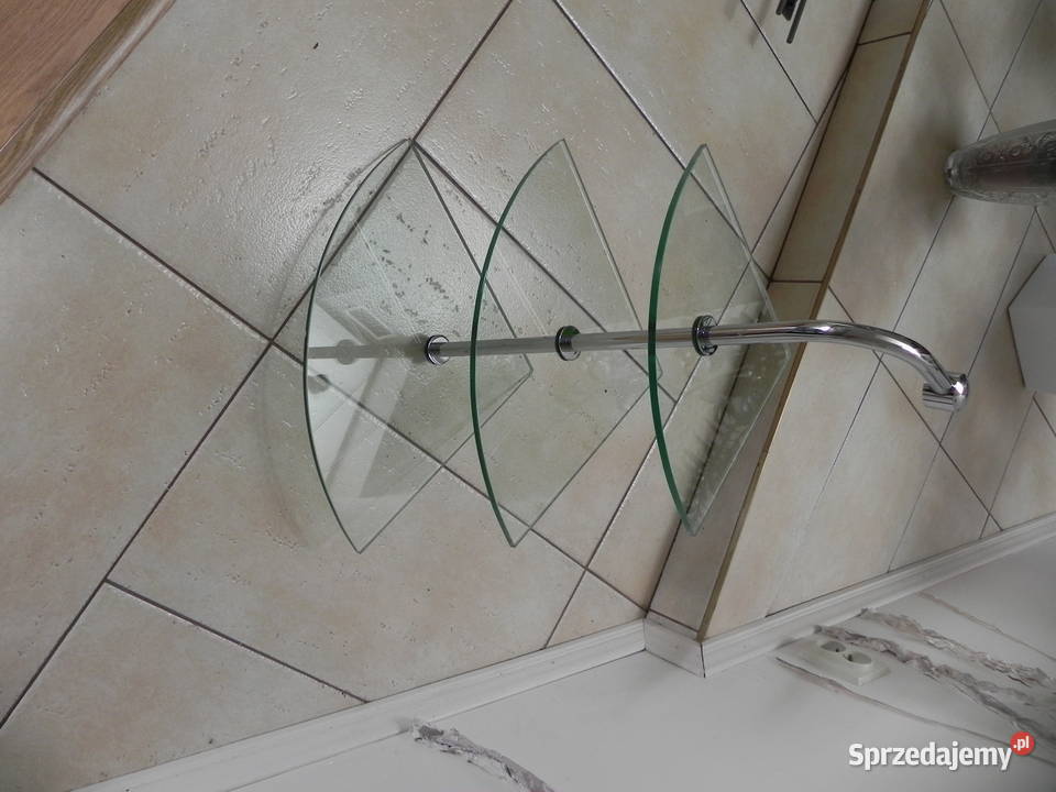 Półka szklana łazienkowa Pozostałe lubelskie sprzedam