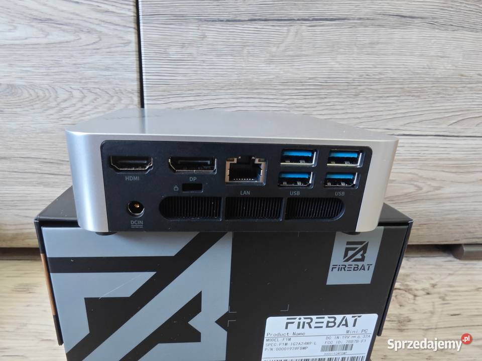 Nowy komp MiniPC Firebat Ryzen 7 255 H 24GB DDR5 Pszczyna