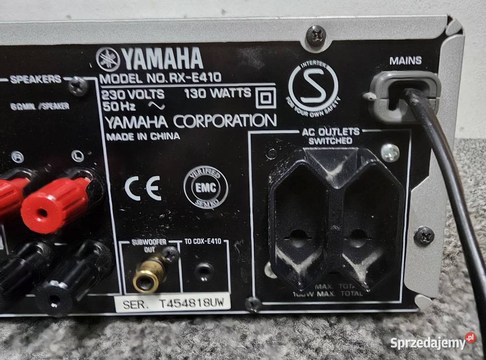 Amplituner STEREO Yamaha RXE410 Natural Sound Kraków sprzedam