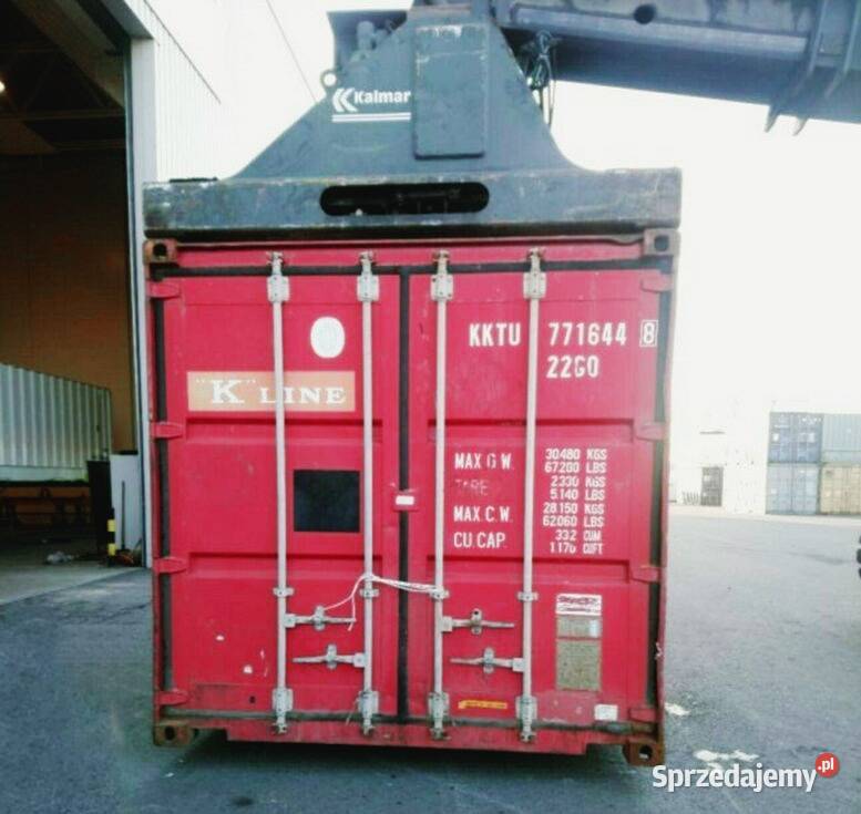 Kontener morski magazynowy 20DV 6 metrowy Brodnica