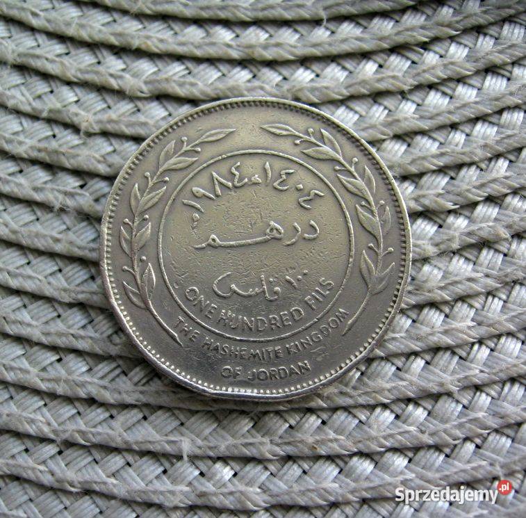 Jordania 100 Filsów 1984r Kalisz sprzedam